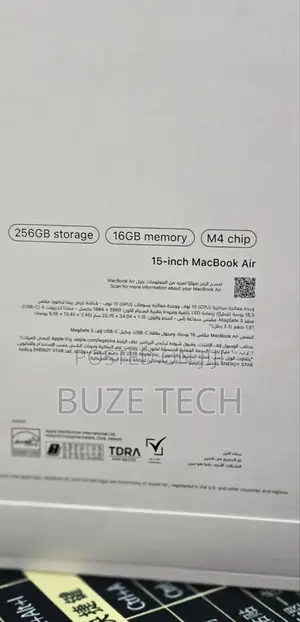 New Laptop Apple MacBook Air 2025 M4 16GB Apple M4 SSD 256GB