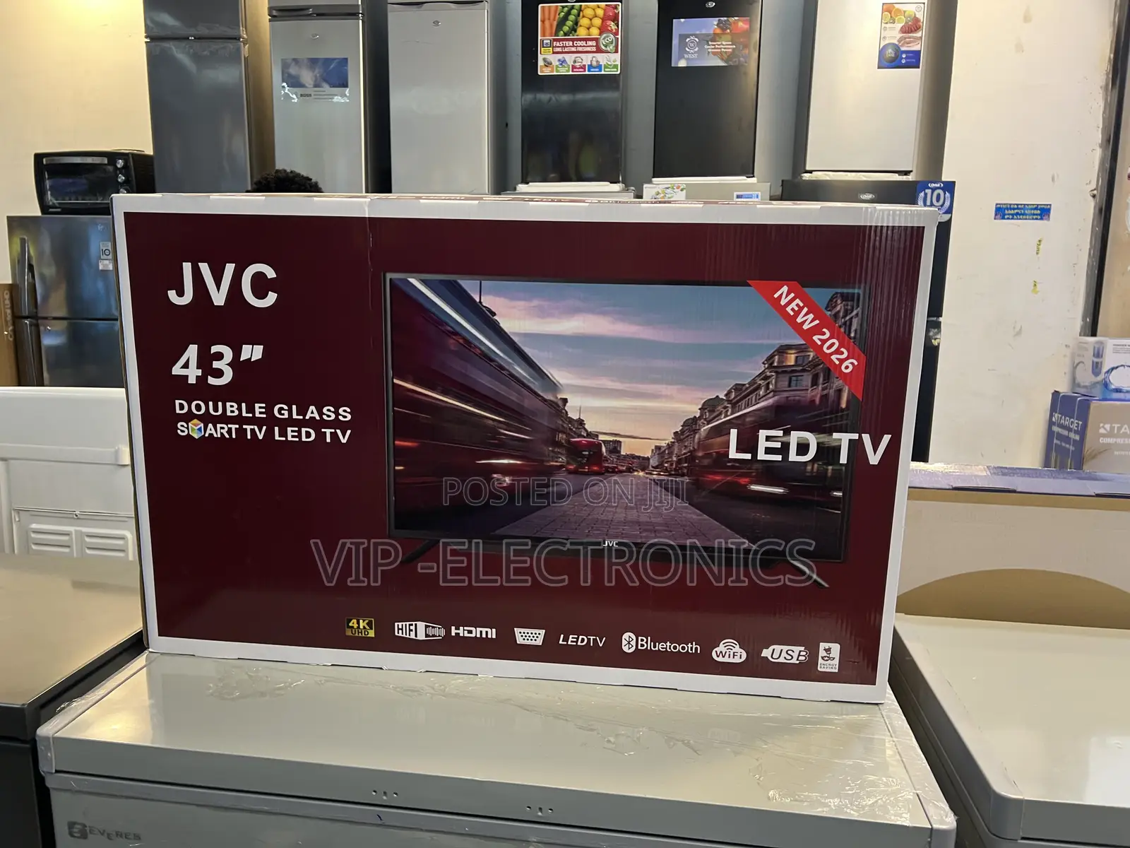 JVC 43 Inch Tv Double Glass Smart Led Tv (2026 Model) – Uhd