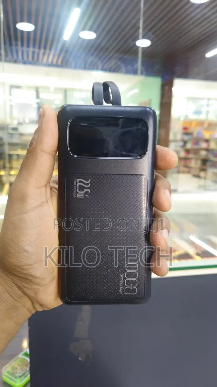T-Max TPB-11 10000mah Power Bank – 22.5w Fast Charge Built in Cable