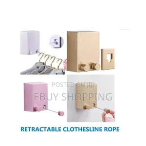 Auto-Retract Clothesline – Perfect for Small Balconies Bathrooms