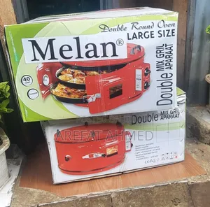 Melan Branded Round Electric Roaster Oven