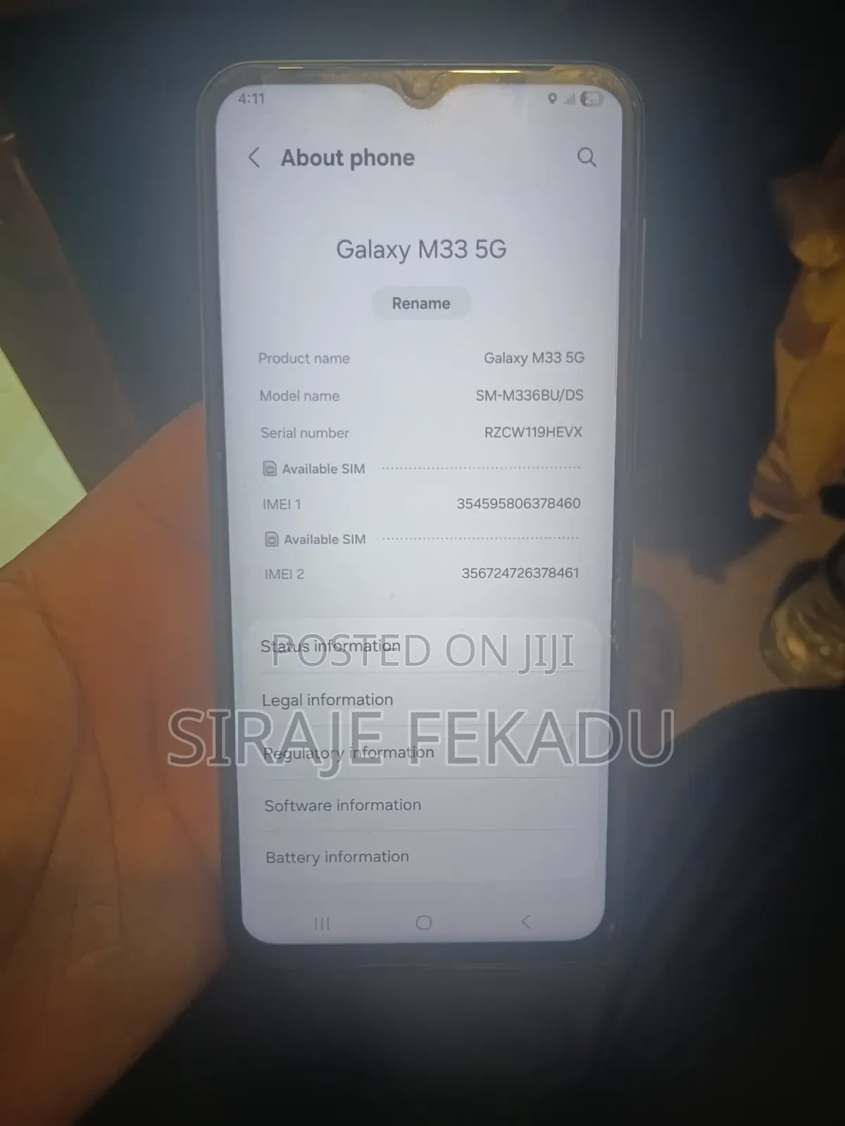 Samsung Galaxy M33 5G 128 GB Blue