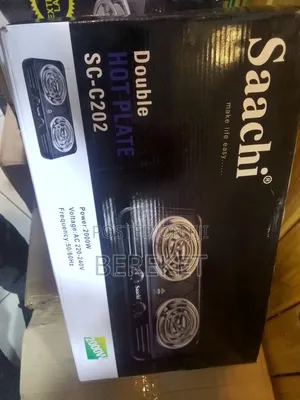 # Original Saachi Double Hot Plate (የሳቺ ባለ ሁለት ፕሌት ምድጃ) -model Sc-c202