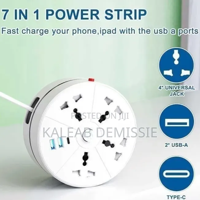 Gelistar Retractable Power Strip