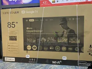 Life Star 85" Frameless Smart Google Tv Box Packaging