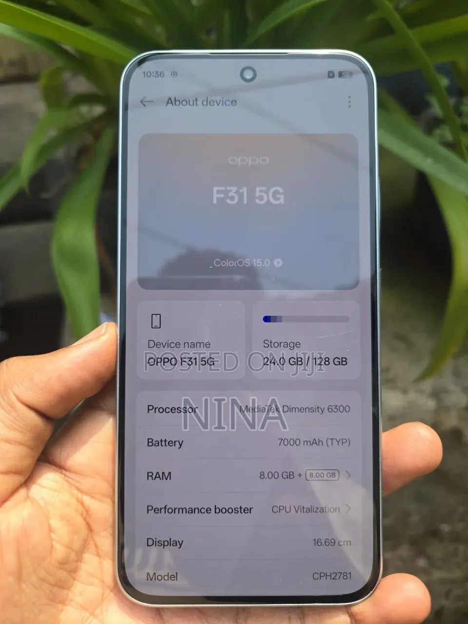 Oppo F31 5G 128 GB Silver