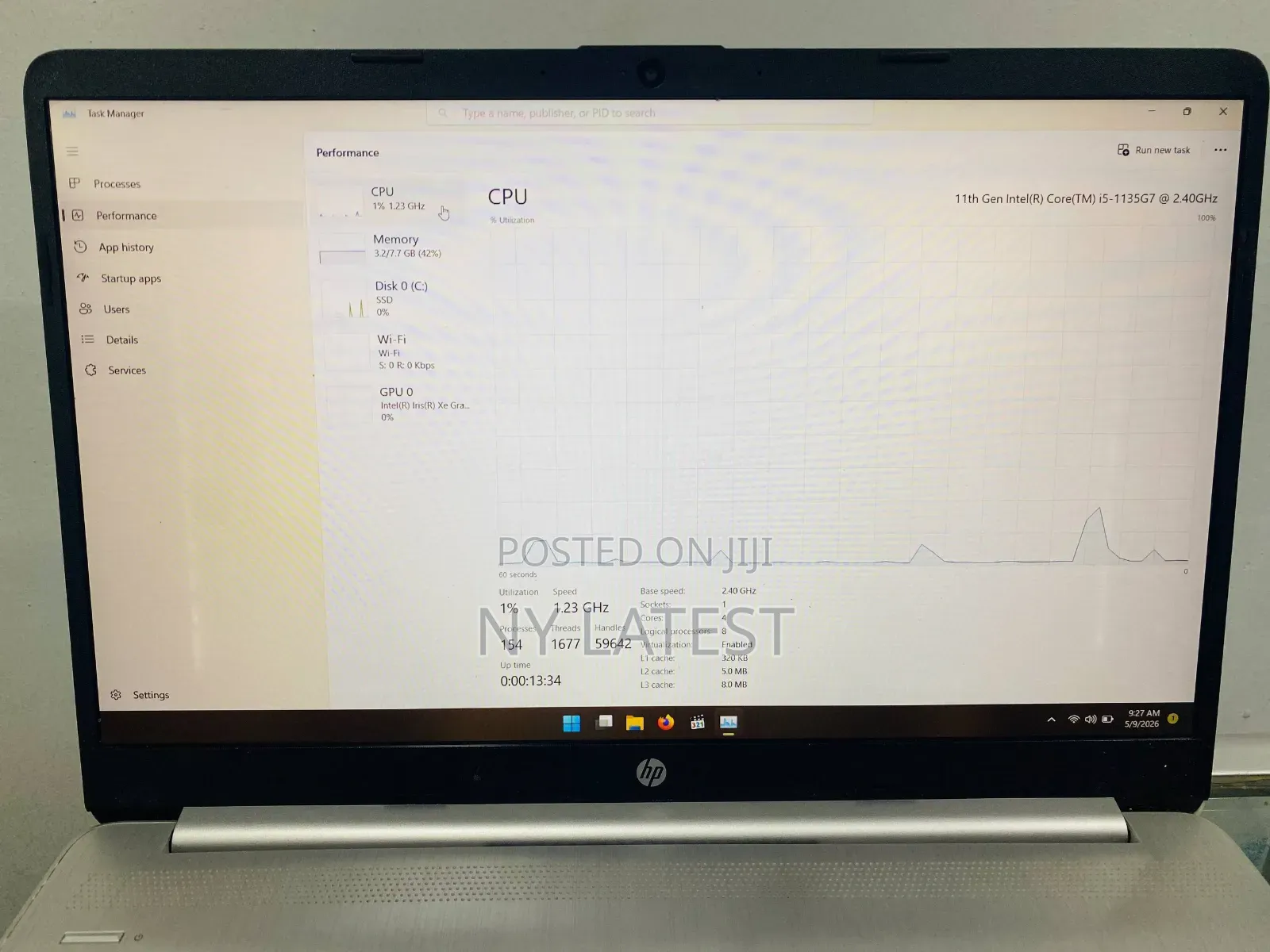Laptop HP 250 G7 8GB Intel Core i5 SSD 256GB