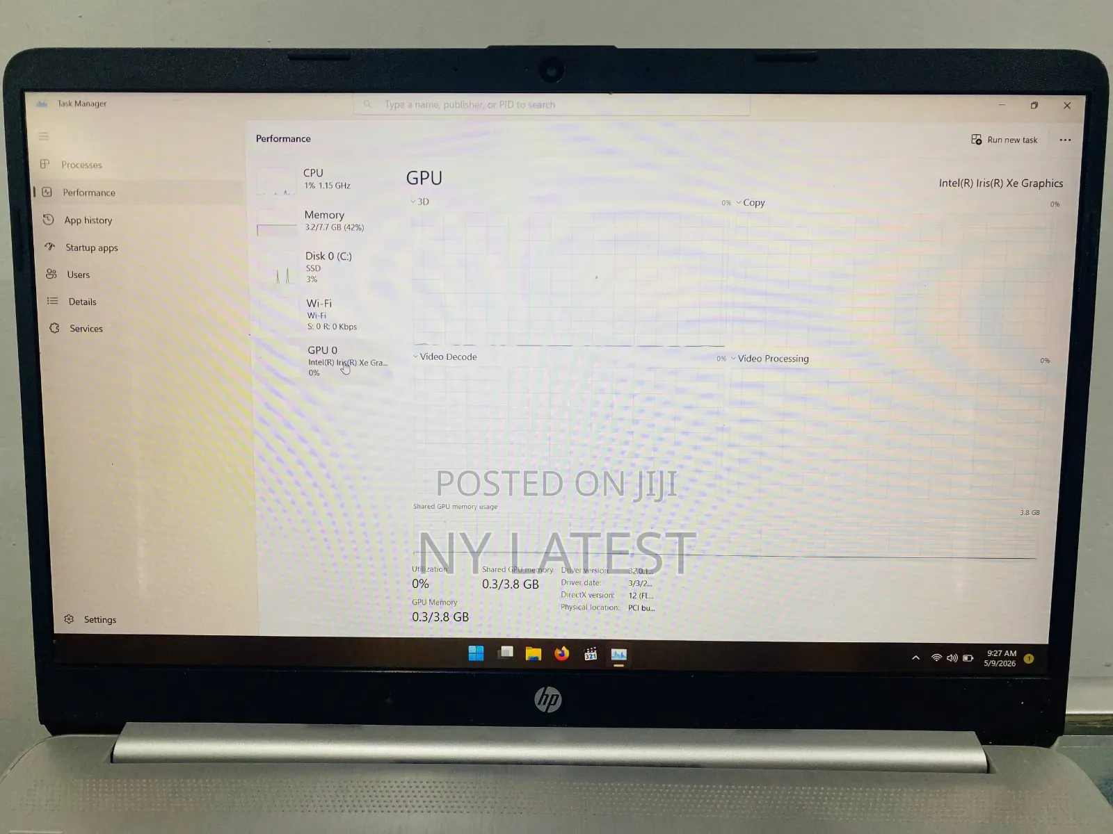 Laptop HP 250 G7 8GB Intel Core i5 SSD 256GB