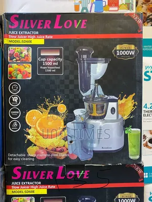 Silver Love 1000w High-Yield Slow Juicer Juice Extractor (1500ml,
