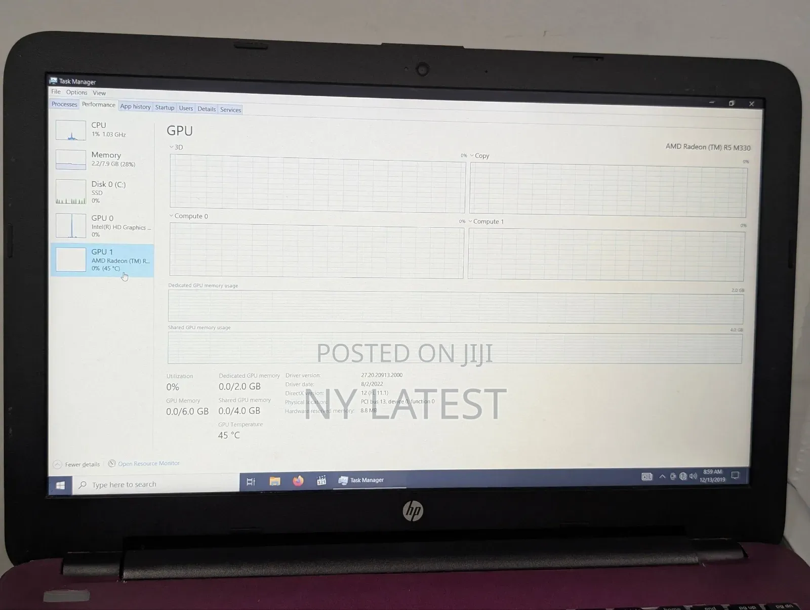 Laptop HP 15 8GB Intel Core i7 SSD 128GB