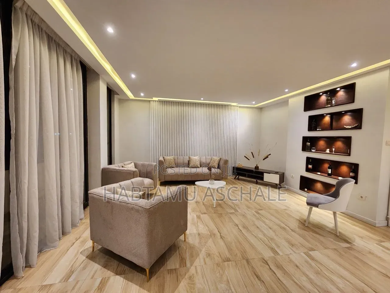 Furnished 3bdrm Apartment in Bole for rent