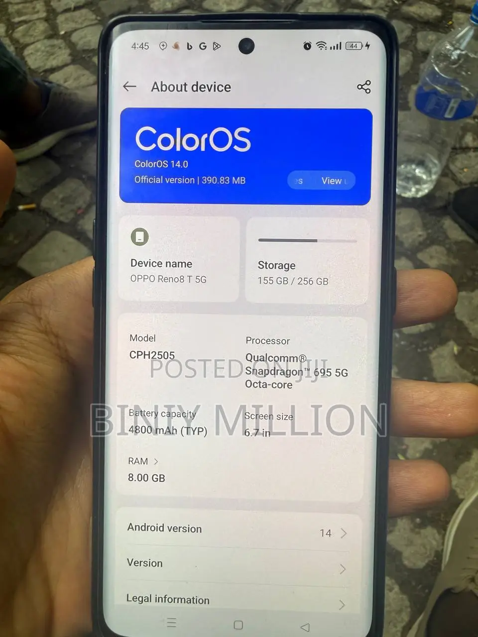 Oppo Reno 8T 256 GB