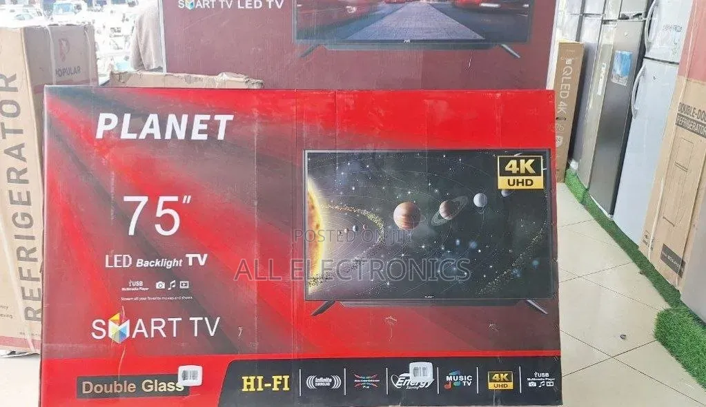 75''inch Planet Led Smart Tv