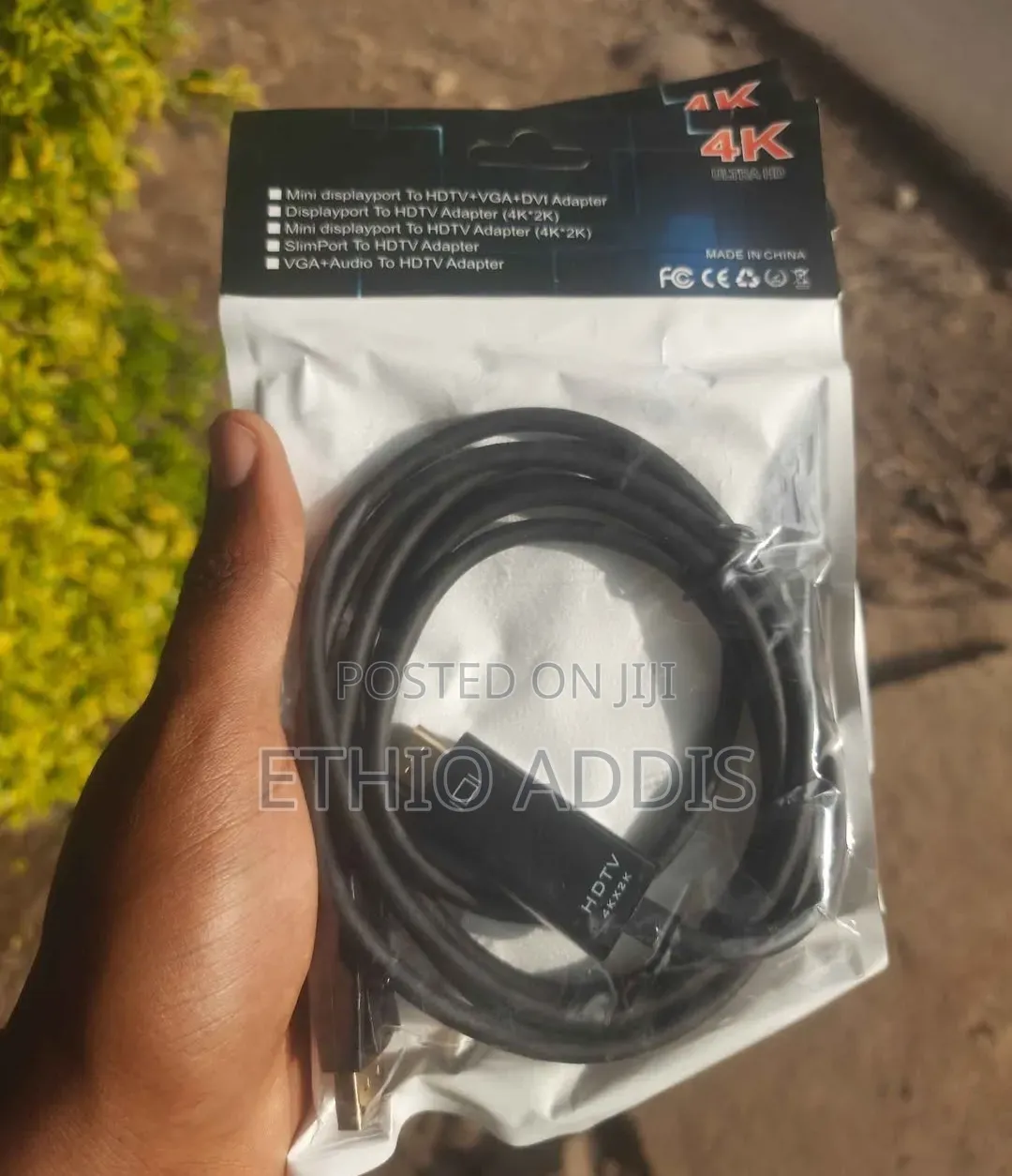 Display Port to Hdmi Cable 1.8m