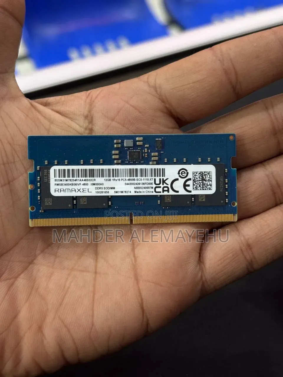 12 Gb Ddr5 Ram( Laptop)
