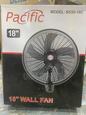 Pacific 18" Electric Wall Fan (Model:Bs50-18c) –Heavy Duty Cooling Fan