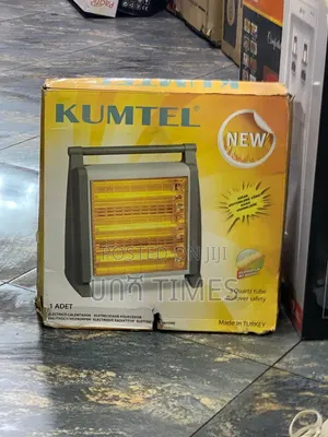 Kumtel 3-Quartz Tube Electric Heater With Rollover Safty–Madein Turkey