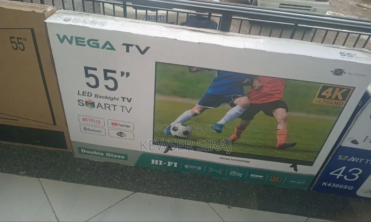 Wega 55inch Tv Smart Android New Arrival