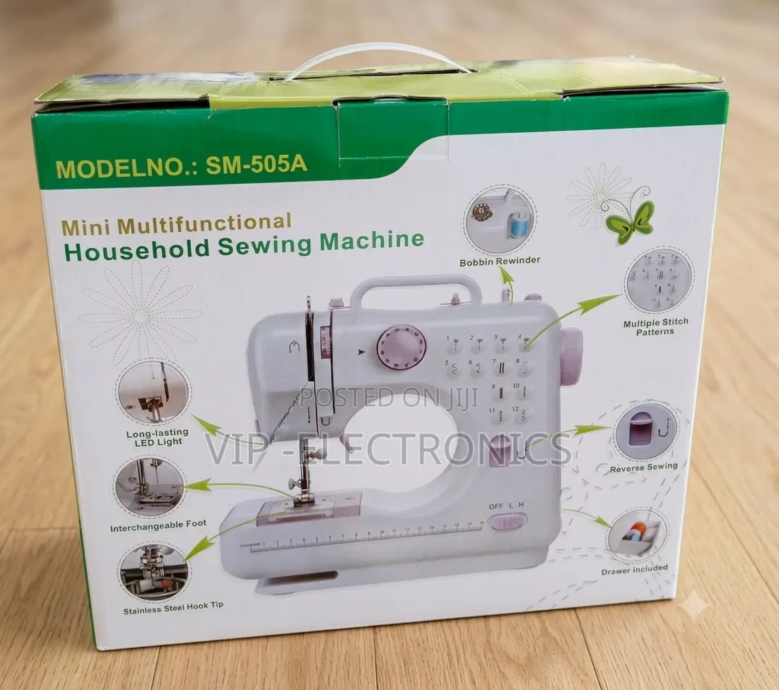Household Sewing Machine – 12 Stitch Patterns With Led Li