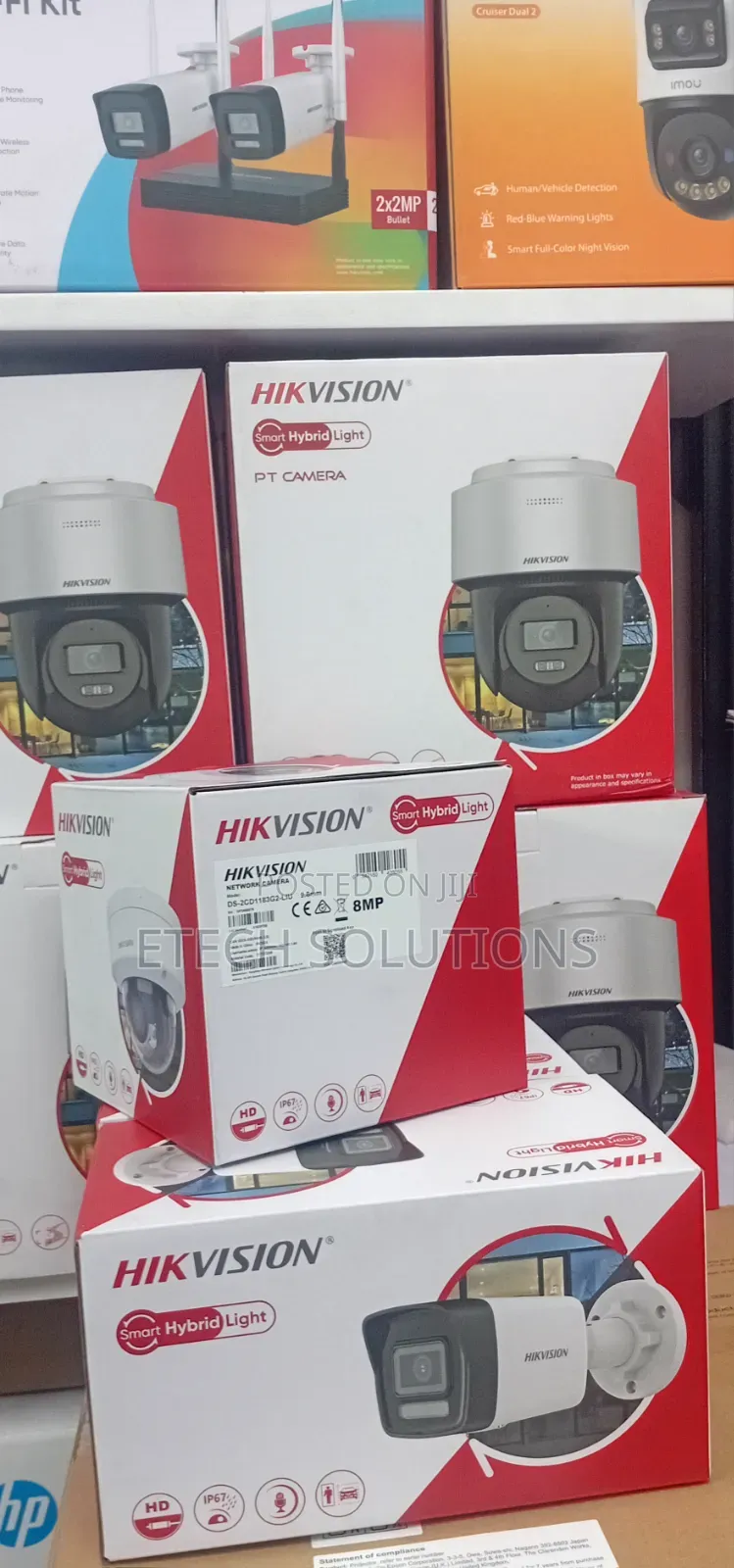 Hikvision Smart Hybrid 8 Mp Hik Vision Security Dome Bullet Camera