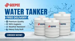 Water Tanker(Plastic and Free Delivery)