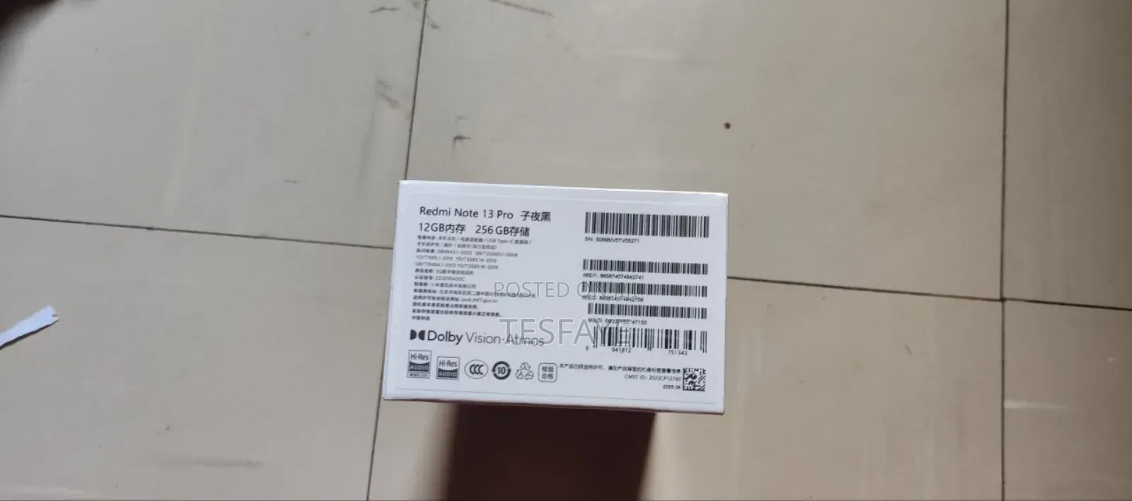 New Xiaomi Redmi Note 13 Pro 5G 256 GB Gray