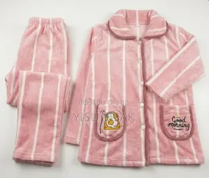 Premium Soft Flannel Pajama Set – Cute "