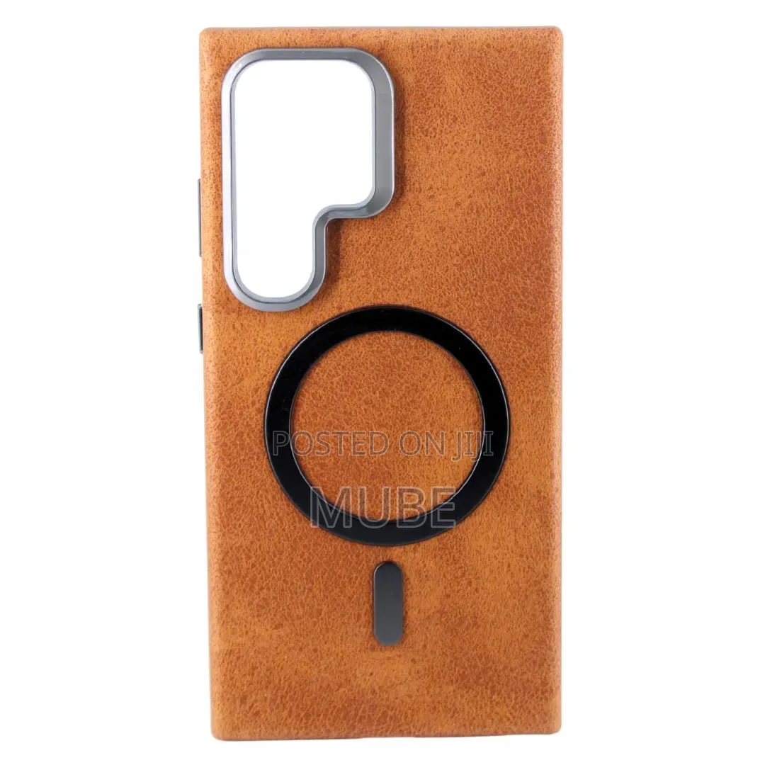 Samsung Galaxy S23–S26 Ultra Leather Magsafe Case