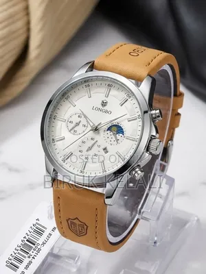 Longbo Quartz Watch Features a Blue Chronograph Dial Paired