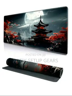90x40x0.2cm XXL Japanese Landscape Themed Mouse Pad - Desk Mat