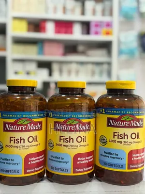 Nature Made Fish Oil 300 Softgels Purified to Remove Mercury From Usa