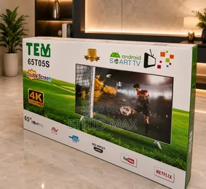 Tev Tv 65" Smart Android Tv Double Glass Tv