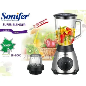 Sonifer 2-in-1 Electric Blender Grinder - 400w Copper Motor