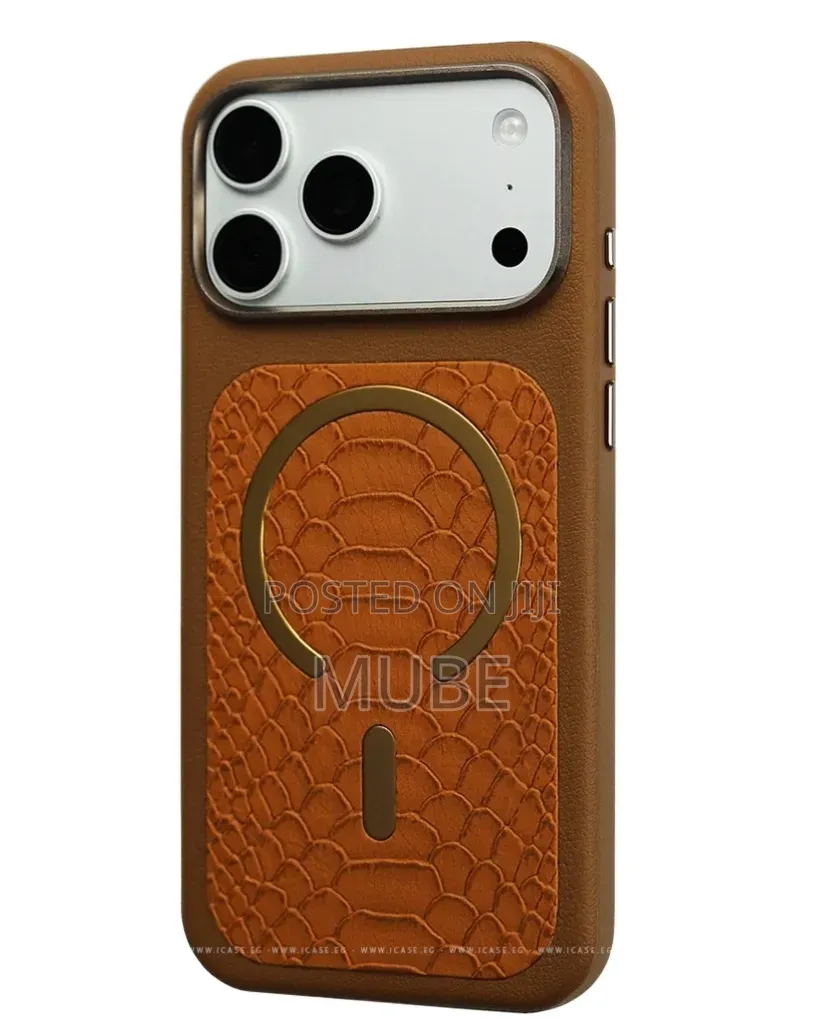iPhone 17 Pro Max Crocodile Leather Magsafe Case