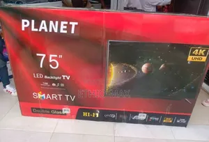 Planet Tv 75" Smart Android Tv – Double Glass Design