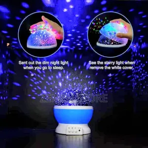 Led Starry Sky Rotating Night Light Projector for Bedroom