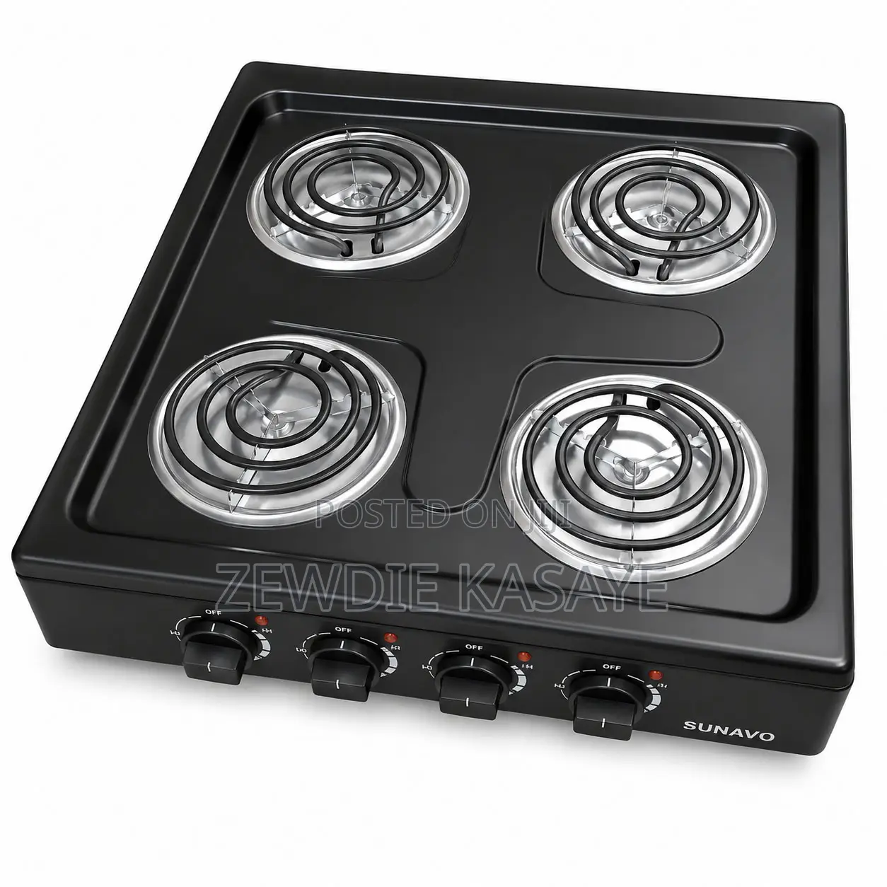 Kumtel 4 Burner Stove | ባለ 4 ምድጃ ስቶብ
