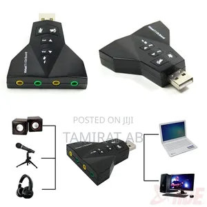 Double Virtual 7.1 Channel Usb Sound Adapter