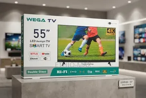 Wega Tv 55" Smart Android Tv – Double Glass Design