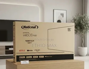 National Tv 55" Smart Webos Hub Tv – Frameless Design | New 2026