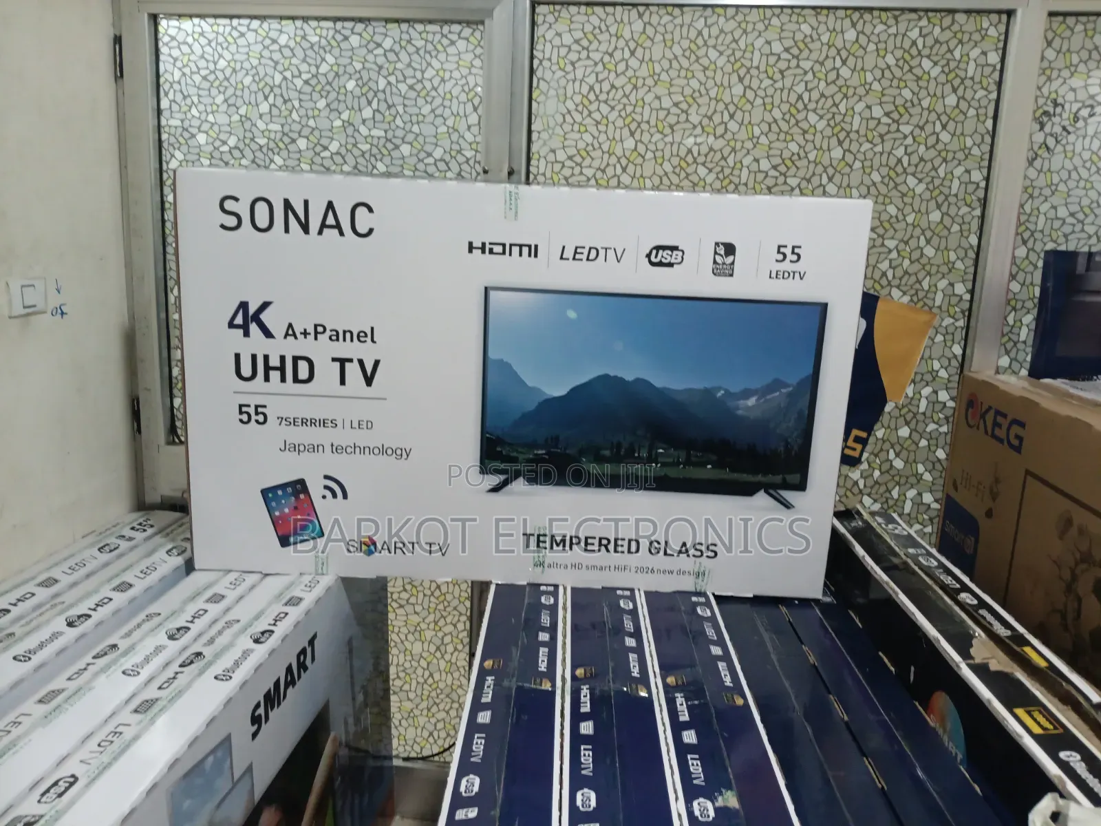 Sonac Smart Led Tv 55 Inch Andraid Doubel Gelass 2026 Quality Brand