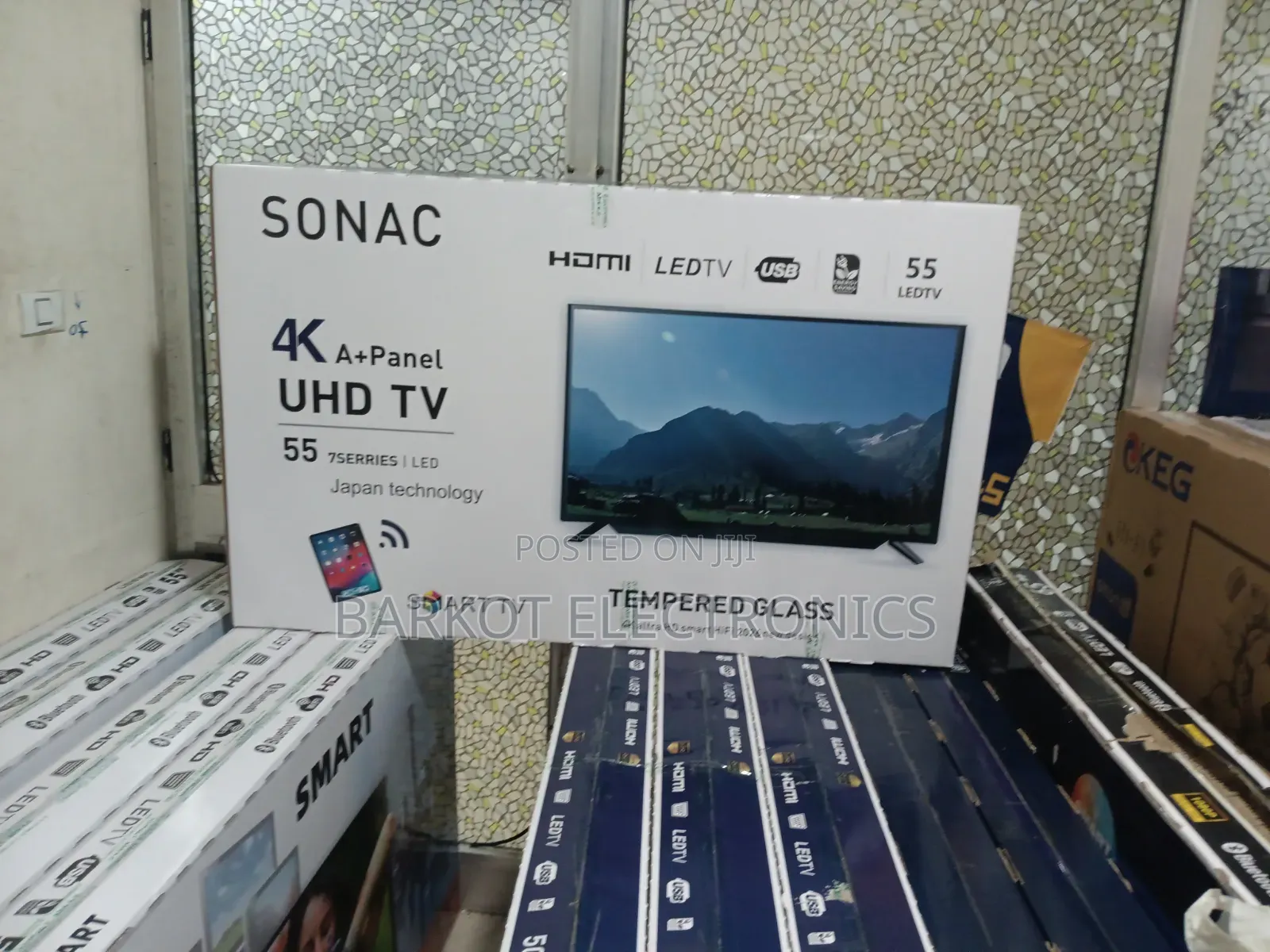 Sonac Smart Led Tv 55 Inch Andraid Doubel Gelass 2026 Quality Brand