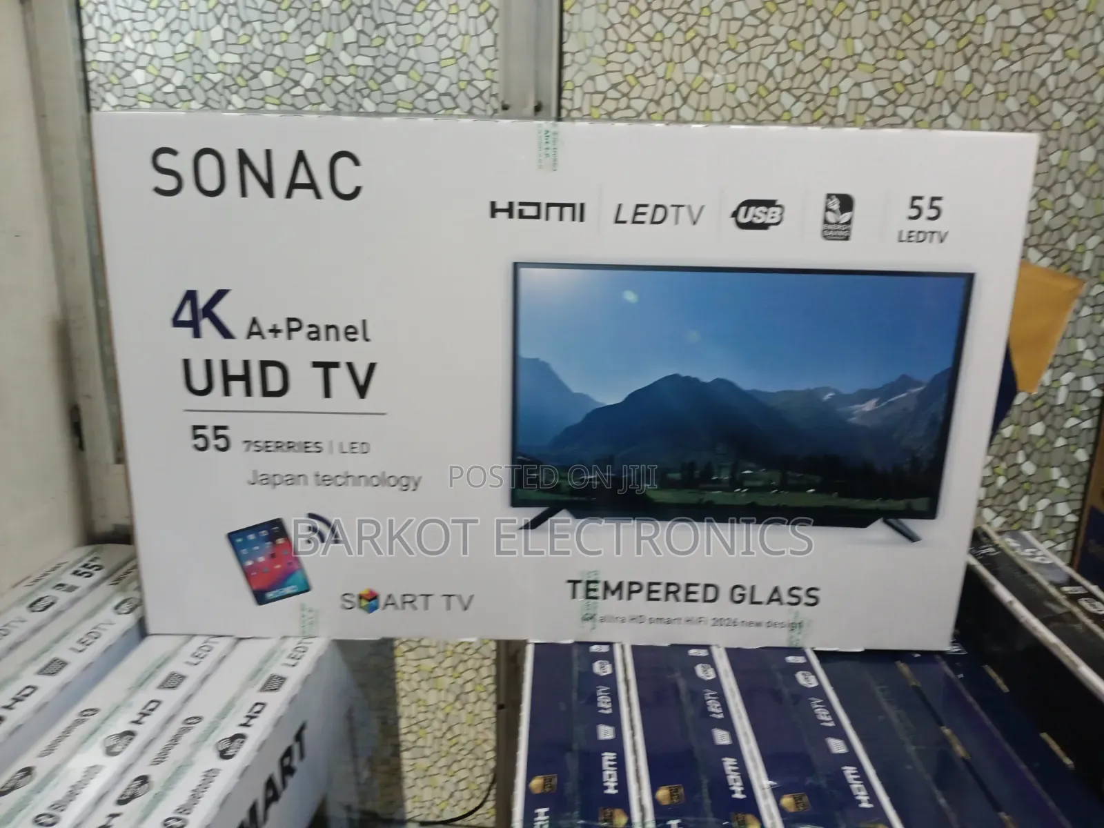 Sonac Smart Led Tv 55 Inch Andraid Doubel Gelass 2026 Quality Brand
