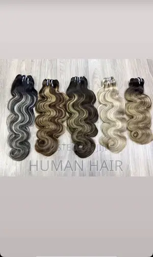 Colored Human Hair