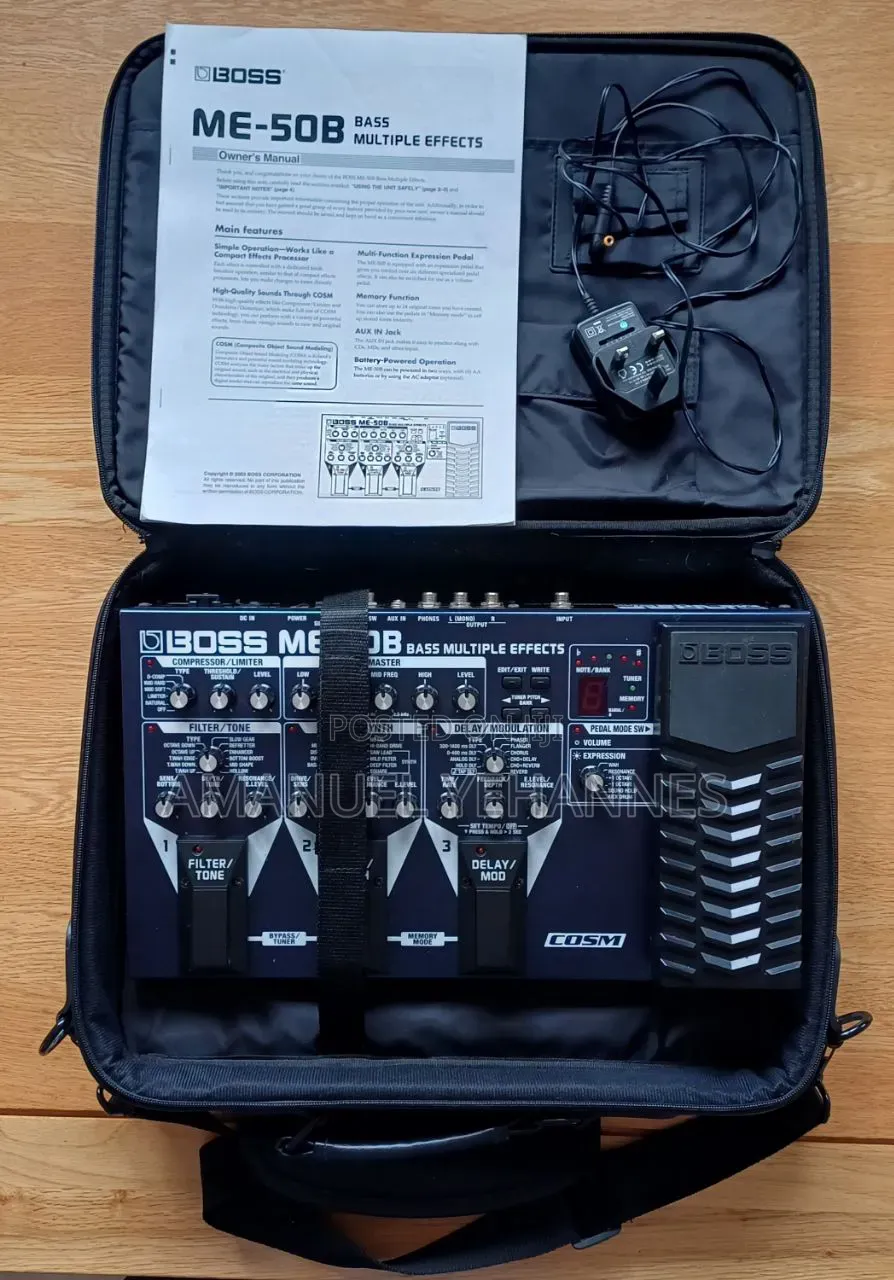 Boss Me-50b Bass Multiple Effects Pedal