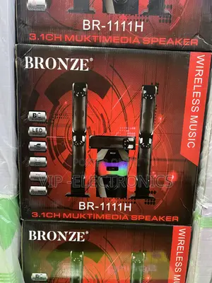 Bronze 3.1 Channel Multimedia Speaker System. Designed for Home