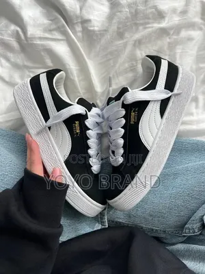 Puma Suede Xl Sneakers Black/White Fashion Shoes