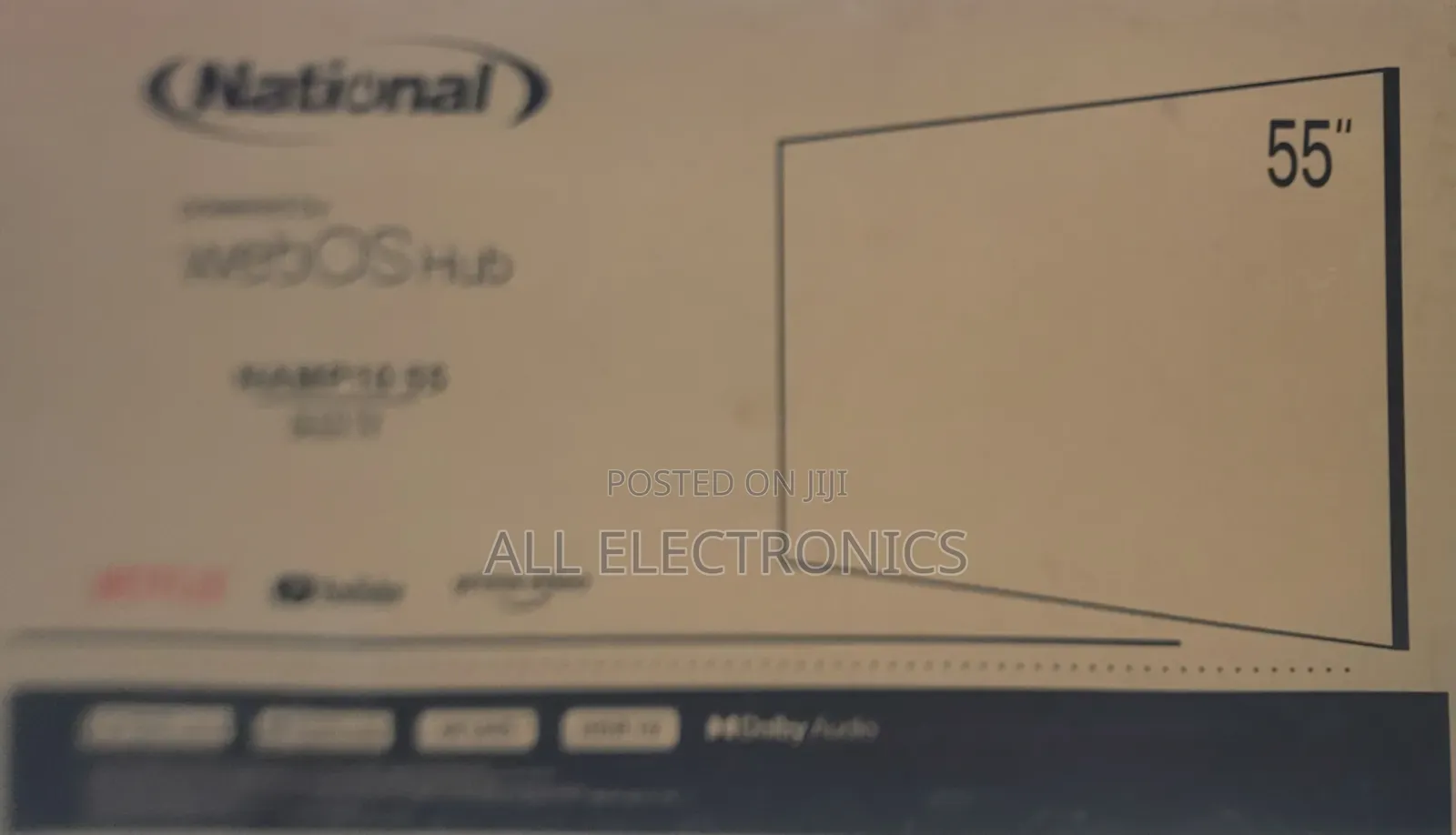 National 55"Inch 2026model Smart Tv