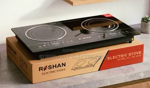 Roshan Ceramic Double Burner Electric Stove – Dual Hot Plate Cooker