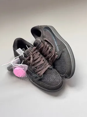 Travis Scott X Air Jordan 1 Low Og "Velvet Brown" Fashion Shoes